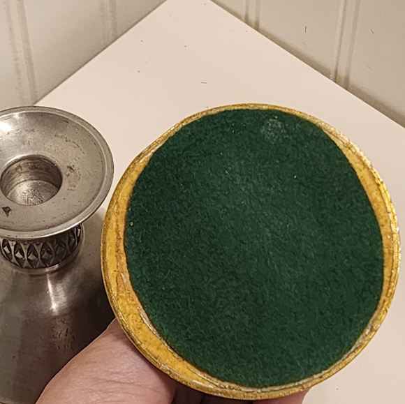 Pair of Pewter Candle holders by Mastad Norway Model 101, Midcentury Ca 1950s - Picture 5 of 6